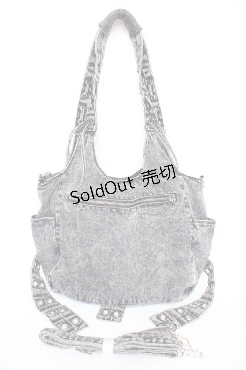 画像2: REFLEM / 加工デニム2WAYショルダーバッグ F ブラック Y-26-10-23-089-PU-BG-SZ-ZY (2)