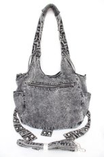 画像2: REFLEM / 加工デニム2WAYショルダーバッグ F ブラック Y-26-10-23-089-PU-BG-SZ-ZY (2)