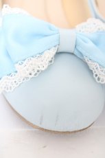 画像5: Eri Aino's collaboration / リボン付きパンプス LL サックス Y-26-10-23-096-LO-SH-SZ-ZY (5)