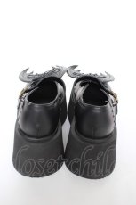 画像3: ATELIER PIERROT / nocturnal grave batwing mended shose M 黒 Y-26-10-23-097-EL-SH-SZ-ZY (3)