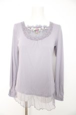 画像1: axes femme / ガーデンインナープルオーバー M ラベンダー Y-26-10-23-111-AX-TO-SZ-ZY (1)