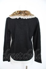 画像2: axes femme / ティペット付きカーデ m 黒 Y-26-10-23-123-AX-TO-SZ-ZY (2)