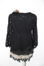画像2: axes femme / ファーティペット付きレースプルオーバー m 黒 Y-26-10-23-124-AX-TO-SZ-ZY (2)