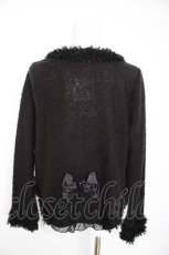 画像2: axes femme / ラメニットボレロ M 黒 Y-26-10-23-139-AX-TO-SZ-ZY (2)
