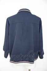 画像2: axes femme / ダブルボタンカレッジジャケット F 紺 Y-26-10-23-149-AX-JA-SZ-ZY (2)