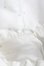 画像3: Lily Merry / もえにゃコラボ ハート柄プルブラウス  白 Y-26-10-23-165-LO-BL-SZ-ZY (3)