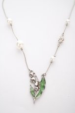 画像1: axes femme / すずらんモチーフネックレス  シルバー Y-26-10-23-030-AX-AC-SZ-ZY (1)