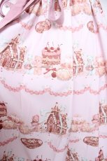 画像3: axes femme kawaii / お菓子の家柄ワンピース M ピンク Y-26-10-26-059-AX-BL-SZ-ZY (3)