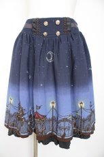 画像1: axes femme / ロマンティック星空スカート M 紺 Y-26-10-26-088-AX-SK-SZ-ZY (1)