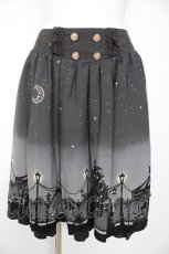 画像1: axes femme / ロマンティック星空スカート M 黒 Y-26-10-26-089-AX-SK-SZ-ZY (1)