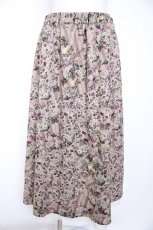 画像1: axes femme / ミュルーズ花柄スカート/ミュルーズ美術館コラボ M ベージュ Y-26-10-26-104-AX-SK-SZ-ZY (1)