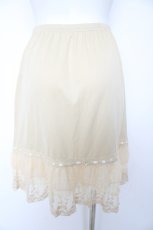画像2: axes femme / オーガンジーお花ペチスカート M 生成り Y-26-10-26-105-AX-SK-SZ-ZY (2)