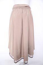 画像2: axes femme / ラッフルフリルイレヘムスカート M ベージュ Y-26-10-26-111-AX-SK-SZ-ZY (2)