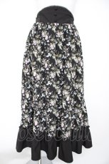 画像1: Kurumi Collaboration / グレイスフルコルセット風ロングスカート SS 黒 Y-26-10-26-114-LO-SK-SZ-ZY (1)