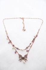 画像2: axes femme / リボンモチーフネックレス  アンティークゴールド Y-26-10-26-006-AX-AC-SZ-ZY (2)