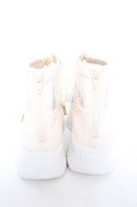画像3: axes femme / レースハイカットスニーカー S 生成り Y-26-10-26-032-AX-SH-SZ-ZY (3)