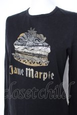 画像2: Jane Marple / ケーキプリントカットソー M 黒 Y-26-10-28-040-JM-TO-SZ-ZY (2)