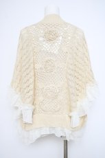 画像3: axes femme / シフォンフリルドルマン透かしニット M 生成り Y-26-10-28-049-AX-TO-SZ-ZY (3)