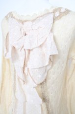 画像3: axes femme / 後ろドットチュール開きニットソー M 生成り Y-26-10-28-050-AX-TO-SZ-ZY (3)