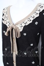 画像2: axes femme / カーデ風クラシックプルオーバー M 黒 Y-26-10-28-052-AX-TO-SZ-ZY (2)