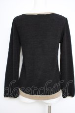 画像3: axes femme / カーデ風クラシックプルオーバー M 黒 Y-26-10-28-052-AX-TO-SZ-ZY (3)