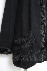 画像2: axes femme / ファー付きポケット付きカーディガン M 黒 Y-26-10-28-055-AX-TO-SZ-ZY (2)