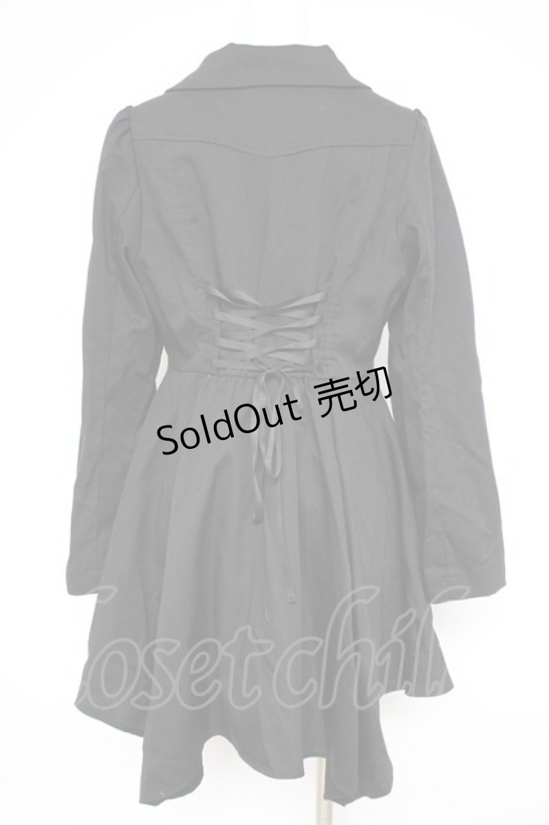 画像3: axes femme POETIQUE / コウモリカラーイレヘムジャケット M 黒 Y-26-10-28-102-AX-JA-SZ-ZY (3)