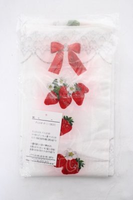 Preview of Strawberry harvestプリントオーバーニー  ホワイト