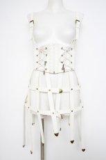 画像1: ATELIER PIERROT / Baroque Cage Corset Harness コルセットハーネス  ホワイト Y-26-10-28-104-EL-TO-SZ-ZY (1)