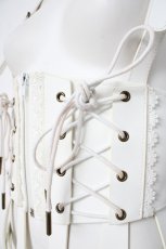 画像3: ATELIER PIERROT / Baroque Cage Corset Harness コルセットハーネス  ホワイト Y-26-10-28-104-EL-TO-SZ-ZY (3)