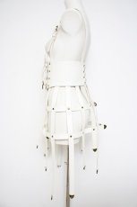 画像4: ATELIER PIERROT / Baroque Cage Corset Harness コルセットハーネス  ホワイト Y-26-10-28-104-EL-TO-SZ-ZY (4)