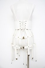 画像5: ATELIER PIERROT / Baroque Cage Corset Harness コルセットハーネス  ホワイト Y-26-10-28-104-EL-TO-SZ-ZY (5)