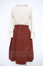 画像3: axes femme / 2021年福袋ワンピース m 生成り×茶 Y-26-10-28-127-AX-OP-SZ-ZY (3)