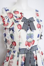 画像2: Angelic Pretty / Strawberry Dollジャンパースカート  アイボリー Y-26-10-28-138-AP-OP-SZ-ZY (2)