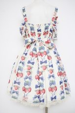 画像4: Angelic Pretty / Strawberry Dollジャンパースカート  アイボリー Y-26-10-28-138-AP-OP-SZ-ZY (4)