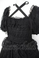 画像2: Vallee lys / Mellow Melody Dress  ブラック Y-26-10-28-144-GO-OP-SZ-ZY (2)