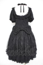 画像4: Vallee lys / Mellow Melody Dress  ブラック Y-26-10-28-144-GO-OP-SZ-ZY (4)