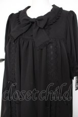 画像2: ATELIER PIERROT / Amabile Puff Sleeve Dress  黒 Y-26-10-28-146-EL-OP-SZ-ZY (2)
