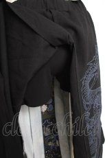 画像4: Qutie Frash / 和柄切替ロングスカート  黒 Y-26-10-28-161-QU-SK-SZ-ZY (4)