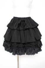 画像1: ATELIER PIERROT / Melty Ribbon Tier Skirt  黒 Y-26-10-28-163-EL-SK-SZ-ZY (1)