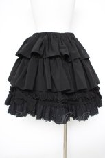 画像3: ATELIER PIERROT / Melty Ribbon Tier Skirt  黒 Y-26-10-28-163-EL-SK-SZ-ZY (3)