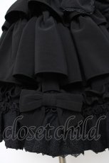 画像4: ATELIER PIERROT / Melty Ribbon Tier Skirt  黒 Y-26-10-28-163-EL-SK-SZ-ZY (4)
