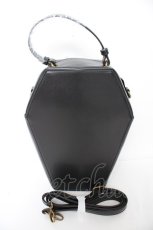 画像2: ATELIER PIERROT / “Nocturnal Grave”Vampire's Coffin Bag  黒 Y-26-10-29-002-EL-BG-SZ-ZY (2)