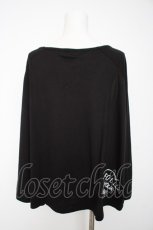 画像2: WORLD WIDE LOVE！(Rydia) / リッププリントtシャツ  オフＸ黒 Y-26-10-29-043-PU-TS-AS-ZY (2)