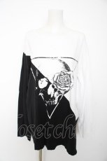 画像1: CIVARIZE / バイカラースカルロンT 44 ホワイト×ブラック Y-26-10-31-063-PU-TS-SZ-ZY (1)