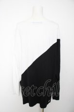 画像2: CIVARIZE / バイカラースカルロンT 44 ホワイト×ブラック Y-26-10-31-063-PU-TS-SZ-ZY (2)