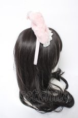画像3: BABY,THE STARS SHINE BRIGHT / Ruban de Noel Neigeリボンカチューシャ  ピンク Y-26-10-31-010-BA-AC-SZ-ZY (3)