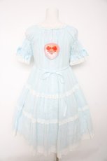 画像2: BABY,THE STARS SHINE BRIGHT / デザートワンピース  サックス Y-26-10-31-107-BA-OP-SZ-ZY (2)
