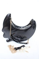 画像2: Angelic Pretty / Pearly Melty Moonショルダーバッグ  黒 Y-26-10-31-014-AP-BG-SZ-ZY (2)
