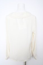 画像2: Fi.n.t / ローズ刺繍ダブルカラーブラウス F アイボリー Y-26-10-31-032-CA-BL-SZ-ZY (2)